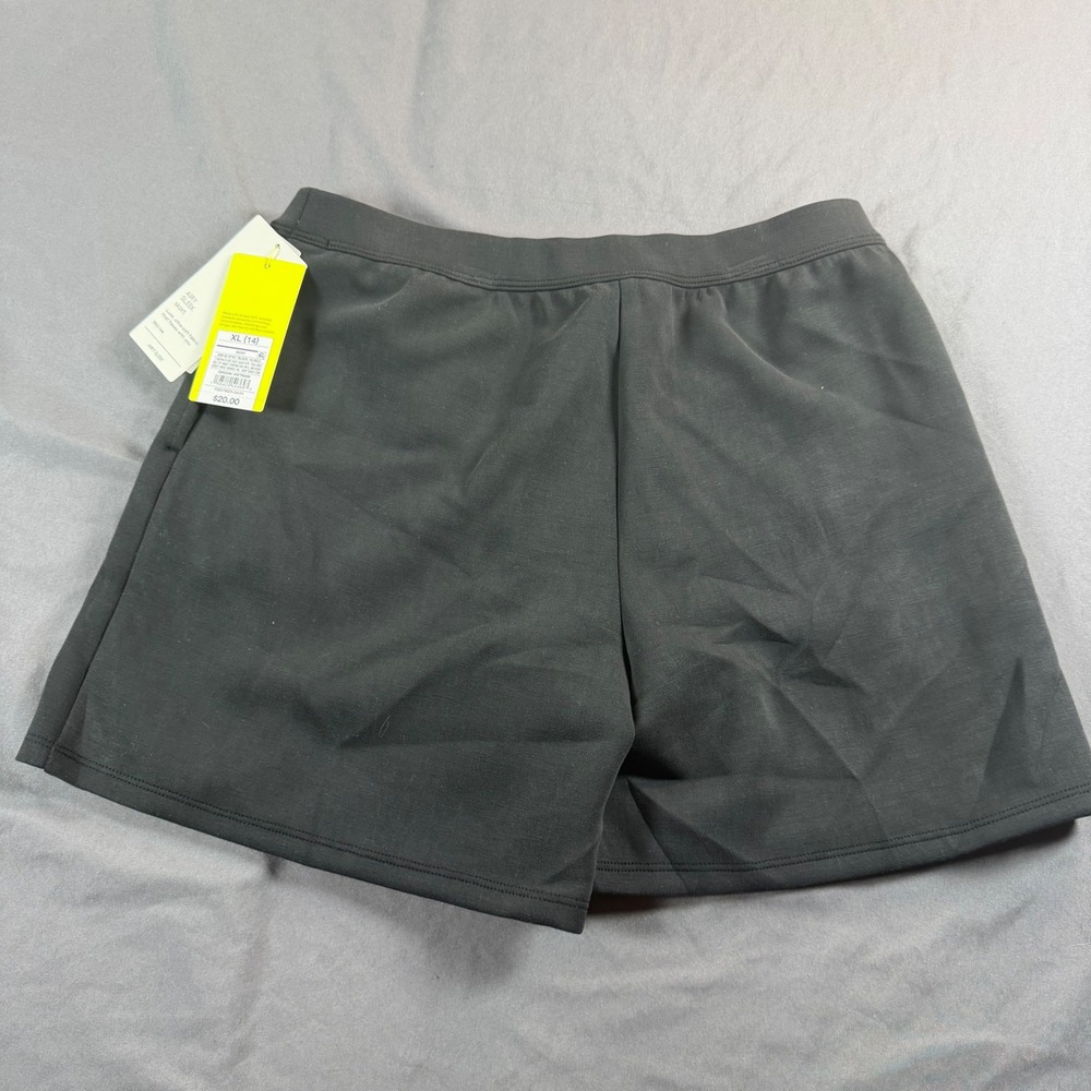 All in Motion Airy Sleek Skort Black Mid Rise Active Skirt XL 14 NWT 039029742 - Picture 6 of 6